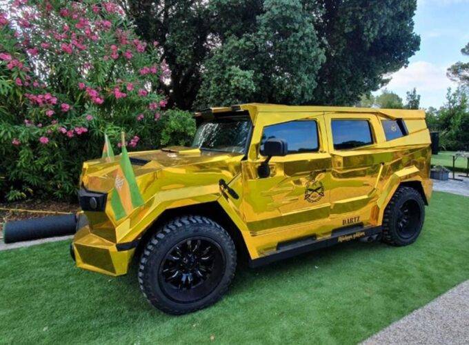 Golden Dartz Prombron Aladeen Edition from "The Dictator" is for sale