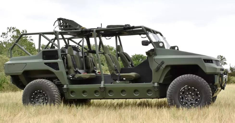Electric Hummer Designed for Military Use