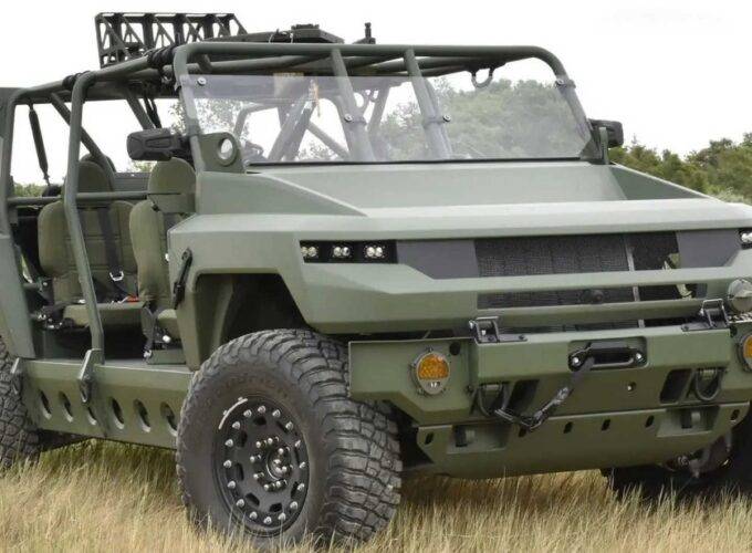 Electric Hummer Designed for Military Use